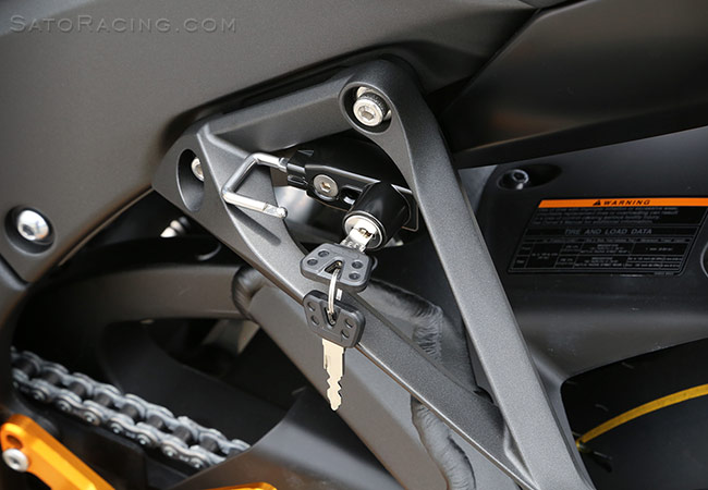 Sato Racing Helmet Lock for Kawasaki ZX-10R (11-24)